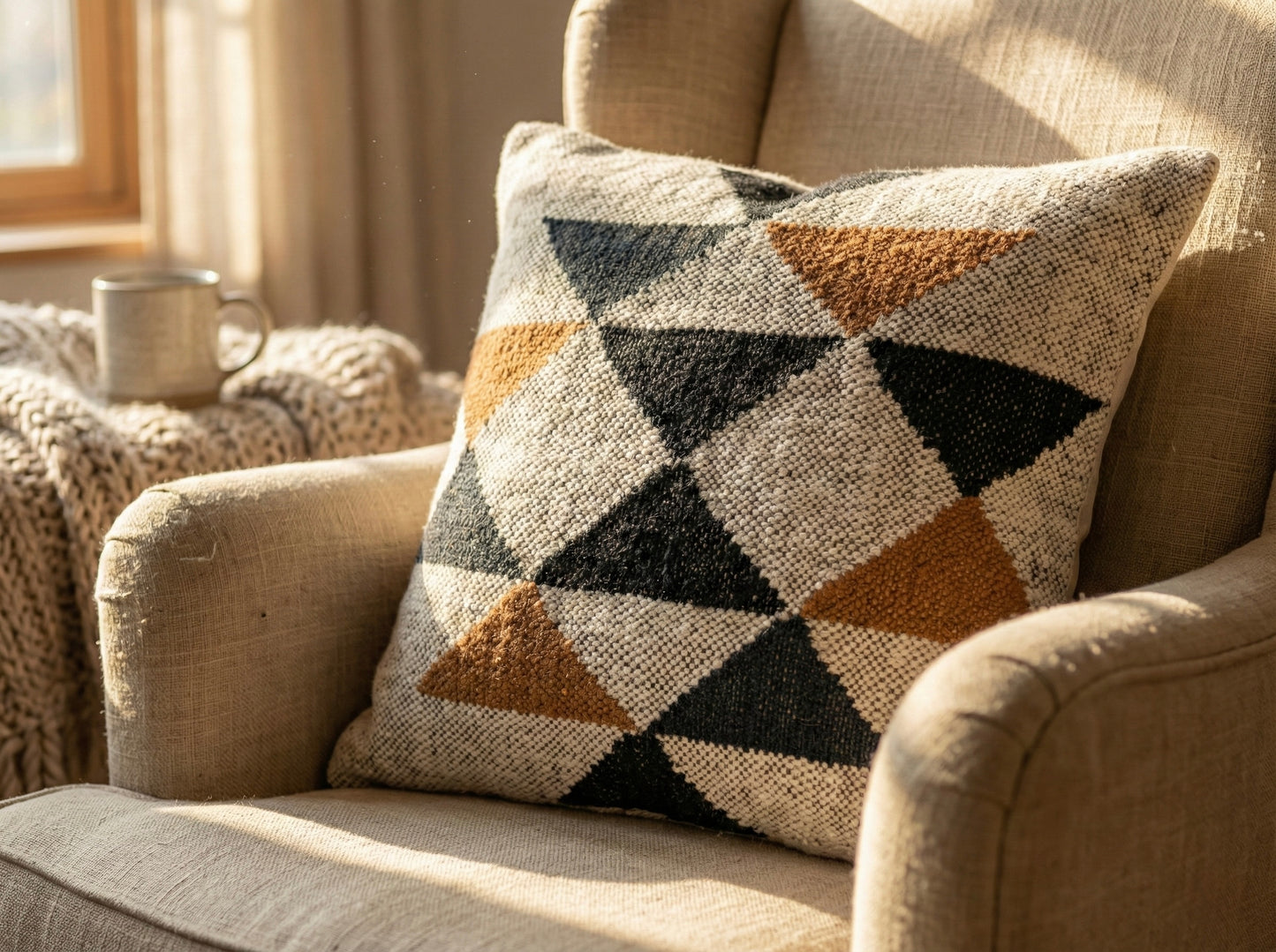 Jute Pillow Cover
