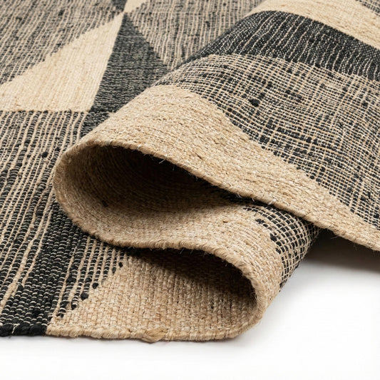 Handwoven Jute Wool Rug