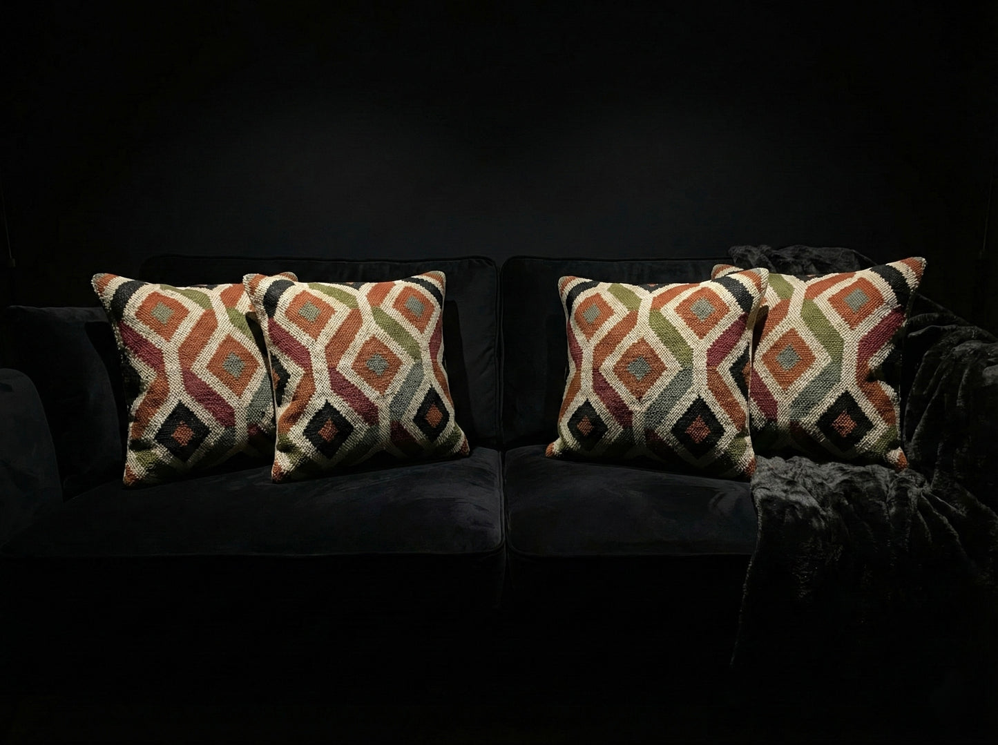 Jute Pillow Cover- Stepwell Collection