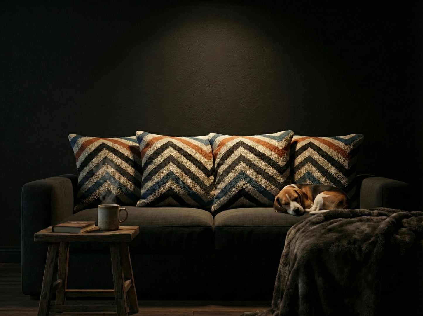 Jute Cushion Cover- Natural Cushion cover (Stepwell Collection)