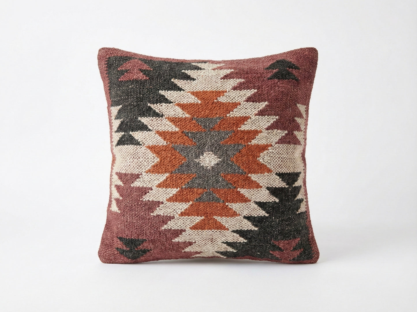 Jute Pillow Cover- Natural Cushion cover (Stepwell Collection)