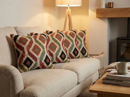 Jute Pillow Cover- Stepwell Collection