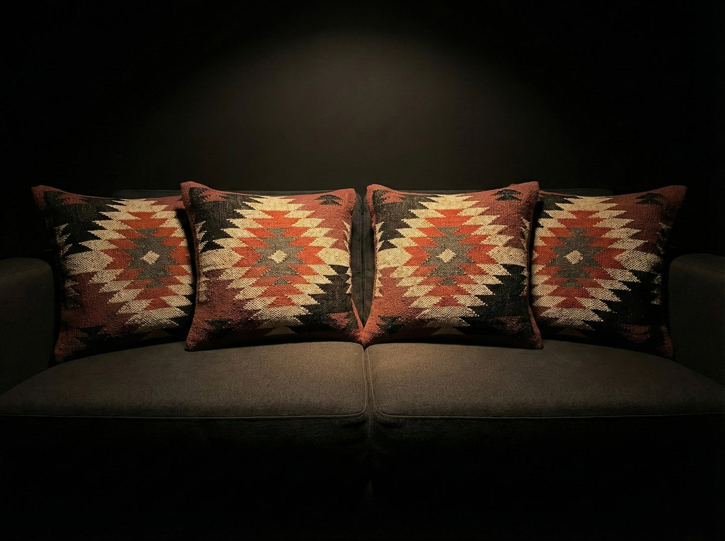 Jute Pillow Cover- Natural Cushion cover (Stepwell Collection)