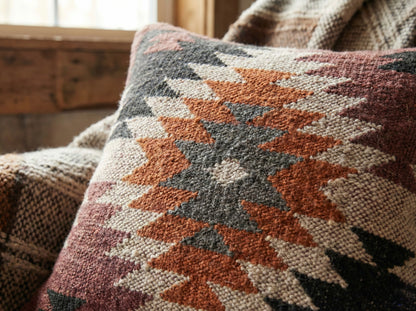 Jute Pillow Cover- Natural Cushion cover (Stepwell Collection)