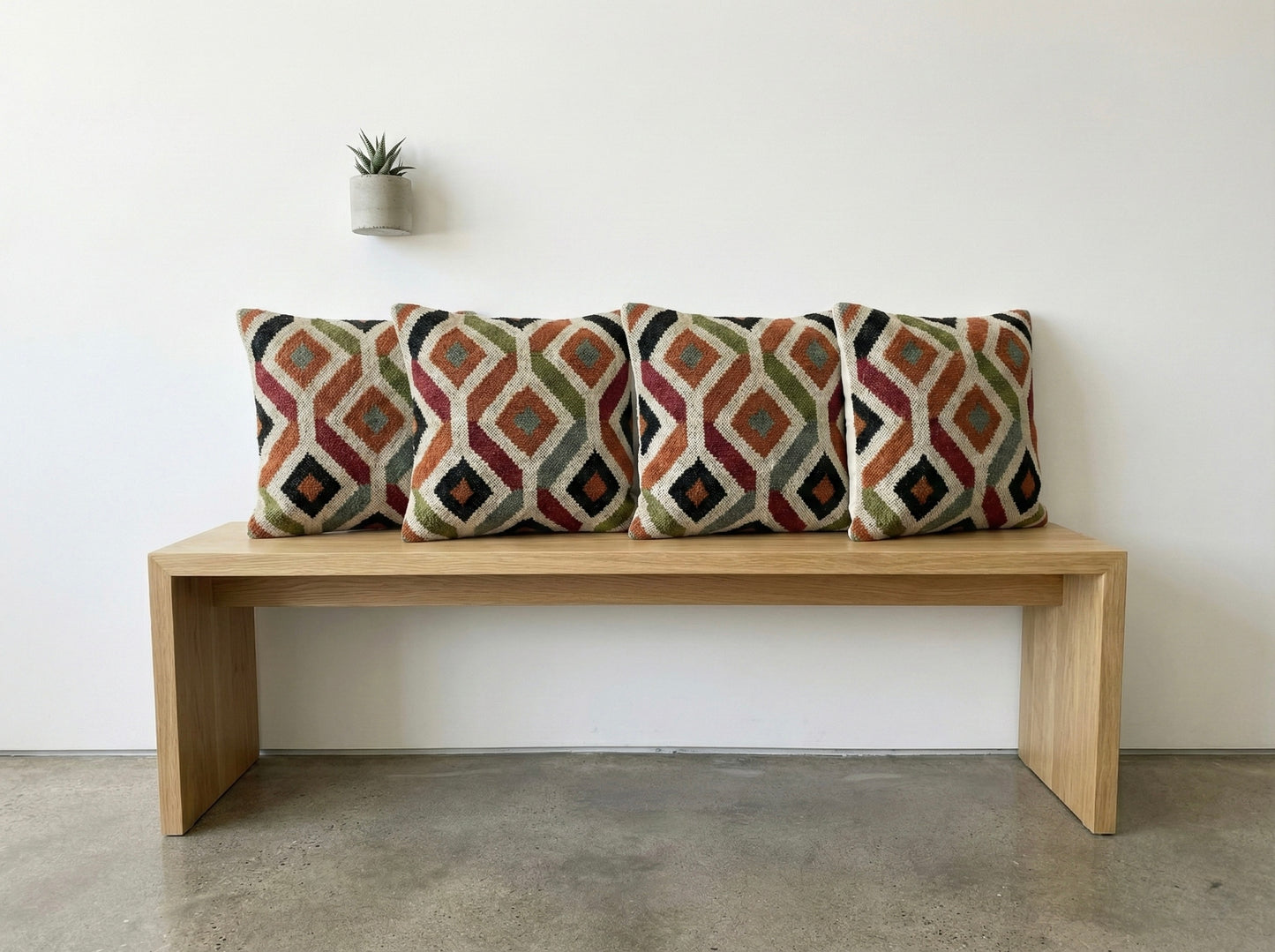 Jute Pillow Cover- Stepwell Collection