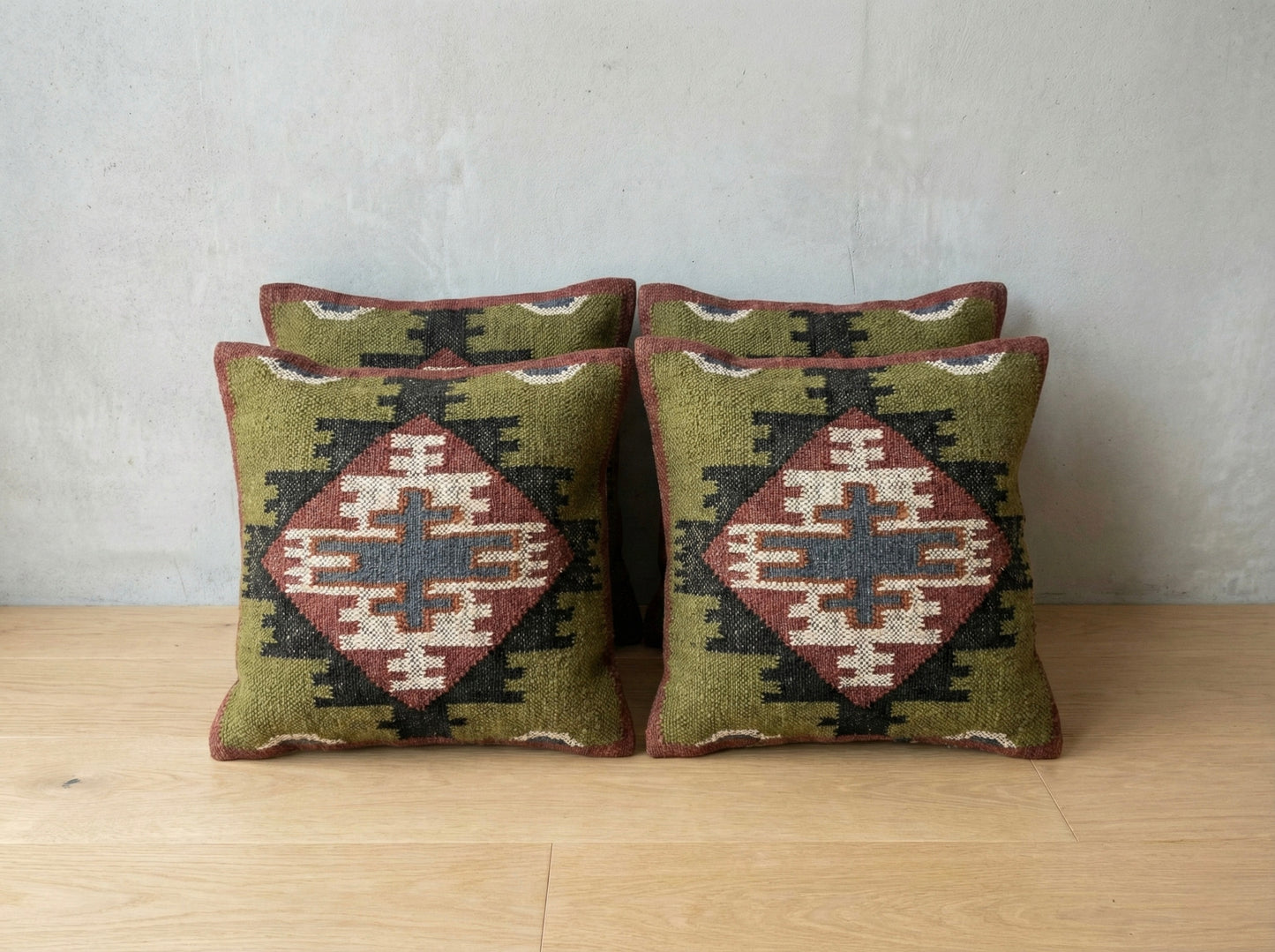 Jute Cushion Cover- Natural Cushion cover (Stepwell Collection)